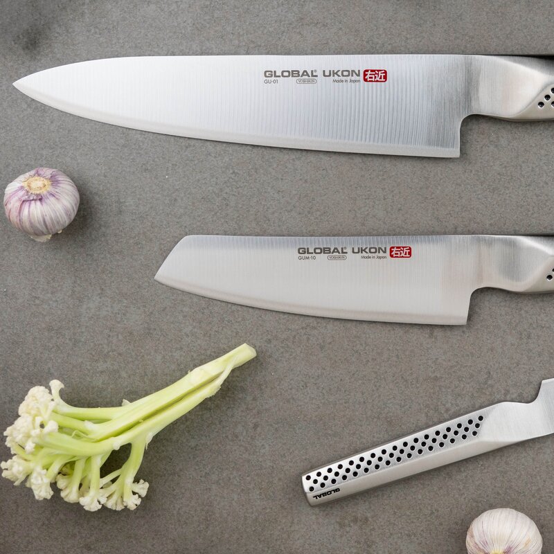 Global Ukon knivsett 3-deler GU-01, GUM-10, GUF-30