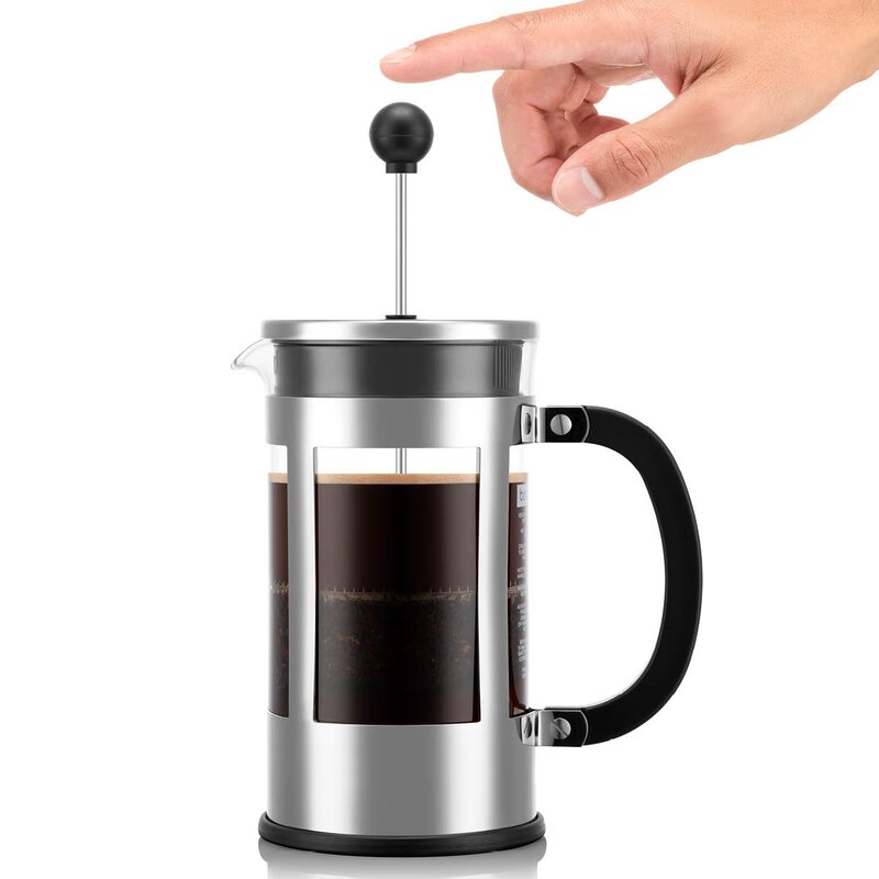 Bodum Kenya presskanne 1L 8 kopper forkrommet