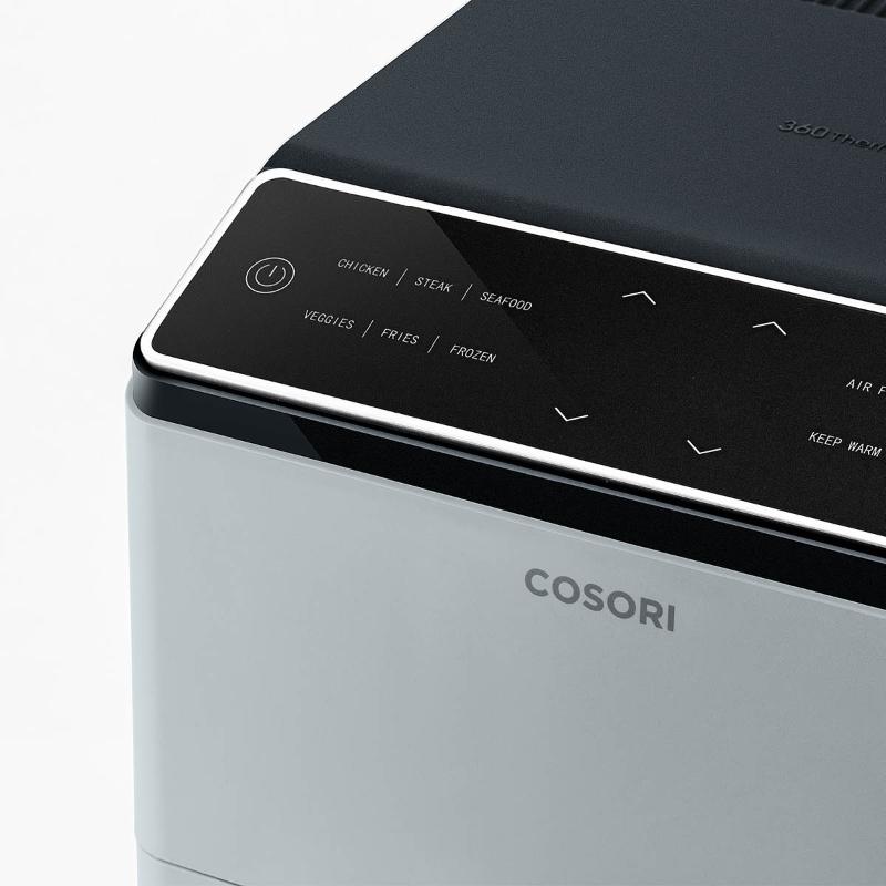 Cosori Dual Blaze Airfryer 6,4L/2,5 kg lys grå