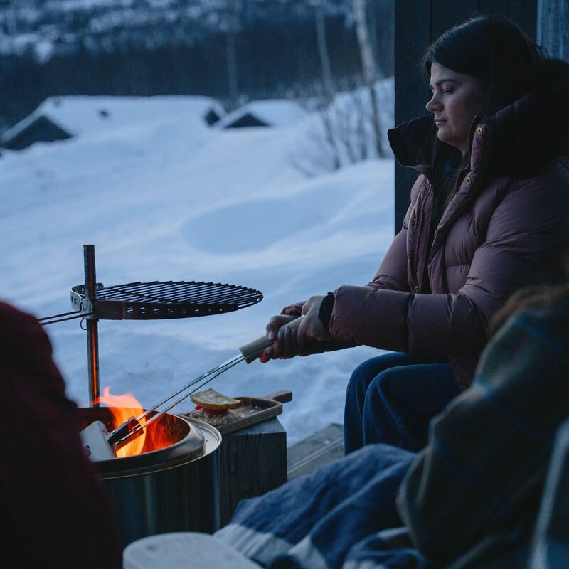 Espegard Eld 50 bålbrenner med grillstativ