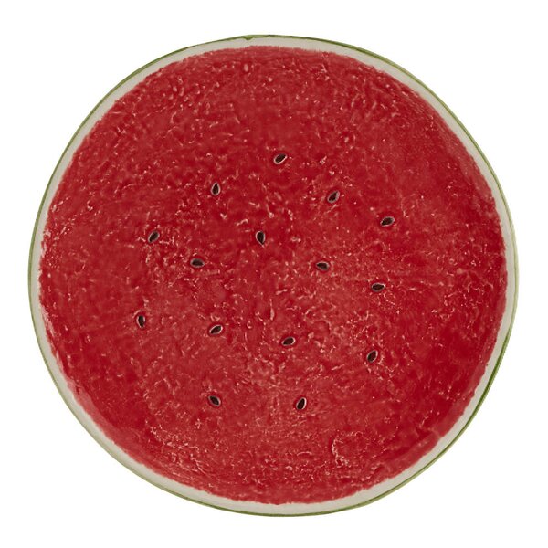 Bordallo Pinheiro Watermelon serveringsfat 33 cm rød/grønn