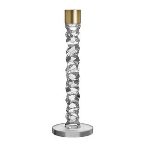 Orrefors Carat lysestake 29,7 cm gull