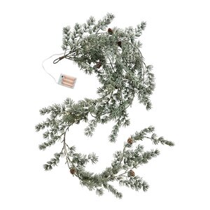 Lene Bjerre Cedille girlander med LED-lys 153x25x15 cm grønn