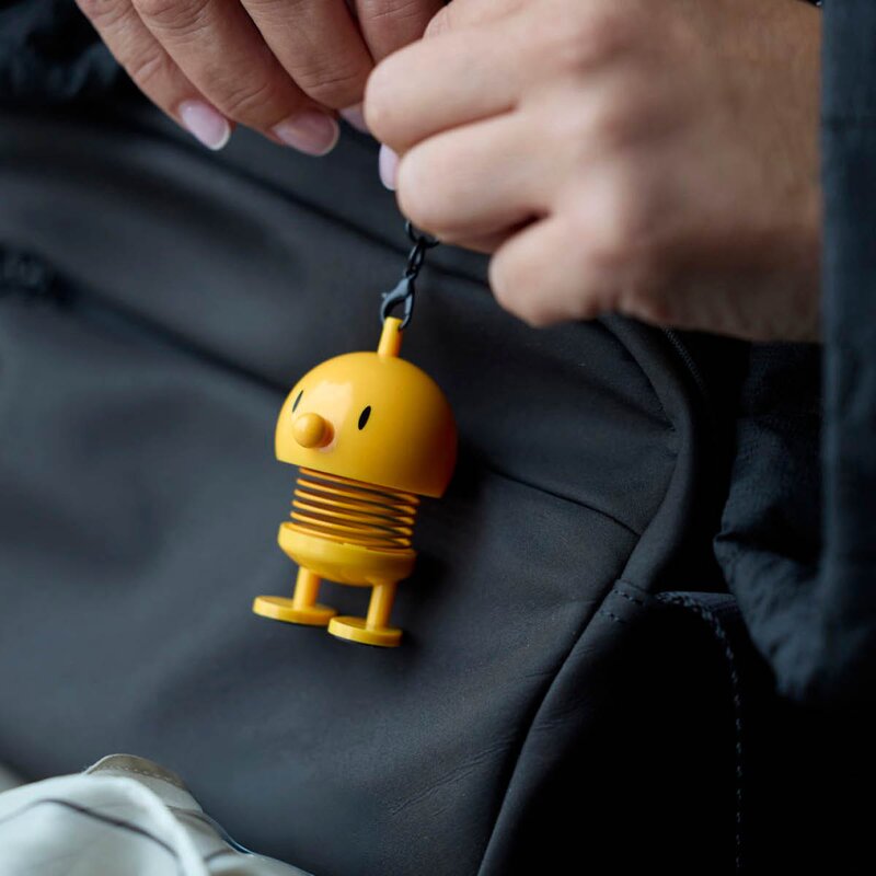 Hoptimist Bag charm 5,9 cm gul