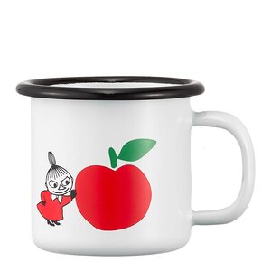 Muurla Mummikopp emalje 15 cl Lille My eple rød