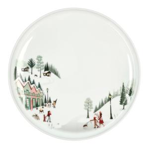 Pillivuyt Vinter tallerken flat rett kant 26 cm Ildfast porselen hvit