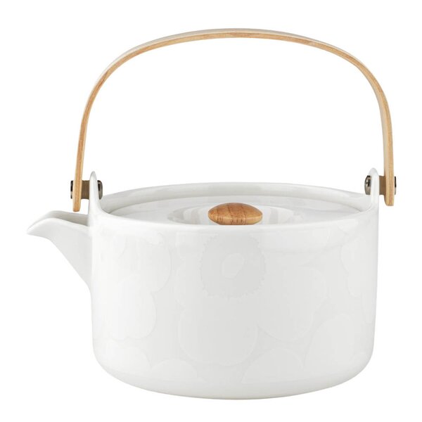 Marimekko Oiva Unikko tekanne 0,7L hvit