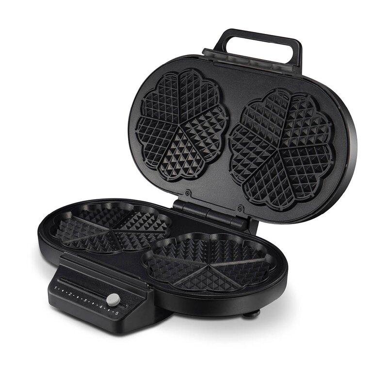 Sabor Ultimate vaffeljern dobbel 1200W svart