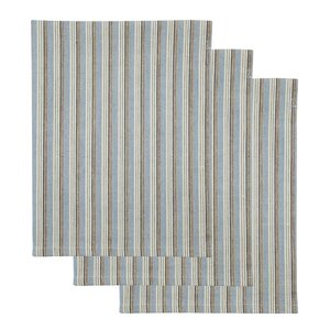 House Doctor Cook kjøkkenhåndkle 75x55 cm 3 stk blå/sand
