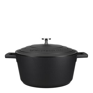 MasterClass Cast Aluminium gryte 4L med selvøsende lokk svart