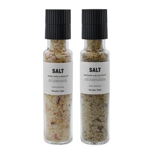 Nicolas Vahé Gaveeske salt hvitvin og sjalott + salt rosmarin og oliven