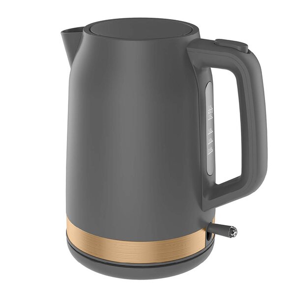 EMERIO Vannkoker 1,7L 2200W grå/gull