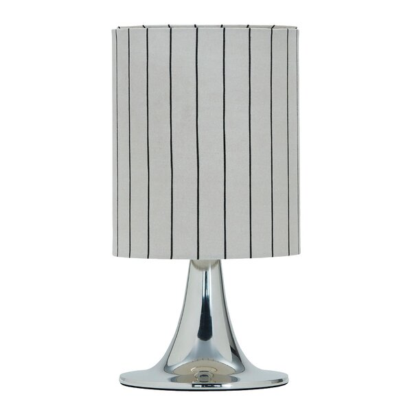 House Doctor Tulip bordlampe 38 cm sølvfinish