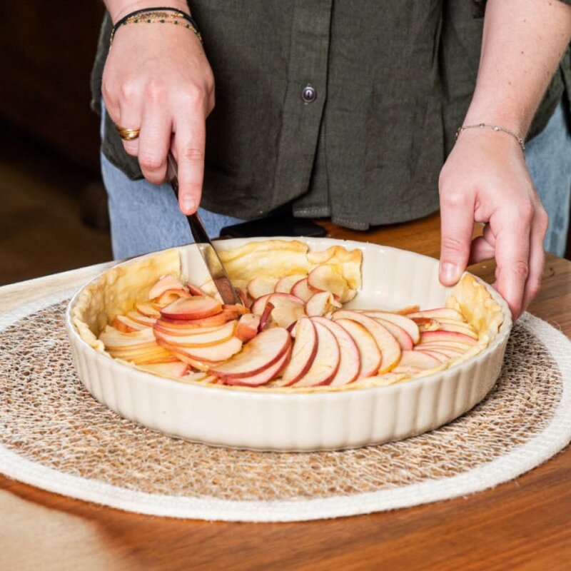 Pyrex Creation paiform  28 cm beige