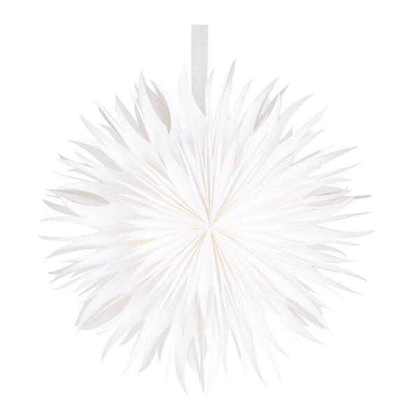 Stiernholm Jul julestjerne m/lys 50 cm hvit