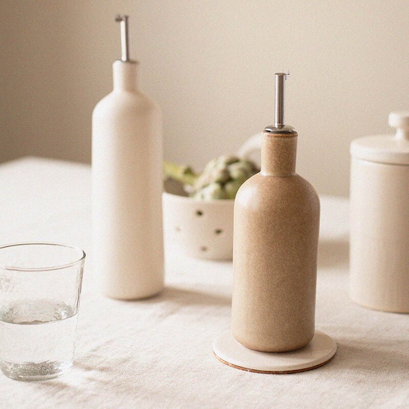 Tell Me More Palermo glassbrikke 11 cm krem