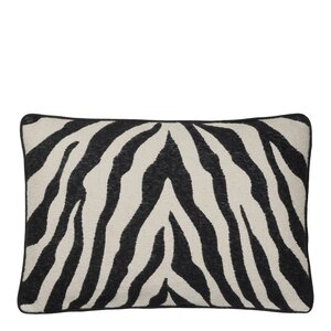 Broste Copenhagen Zebra putetrekk 40x60 cm svart/lys beige