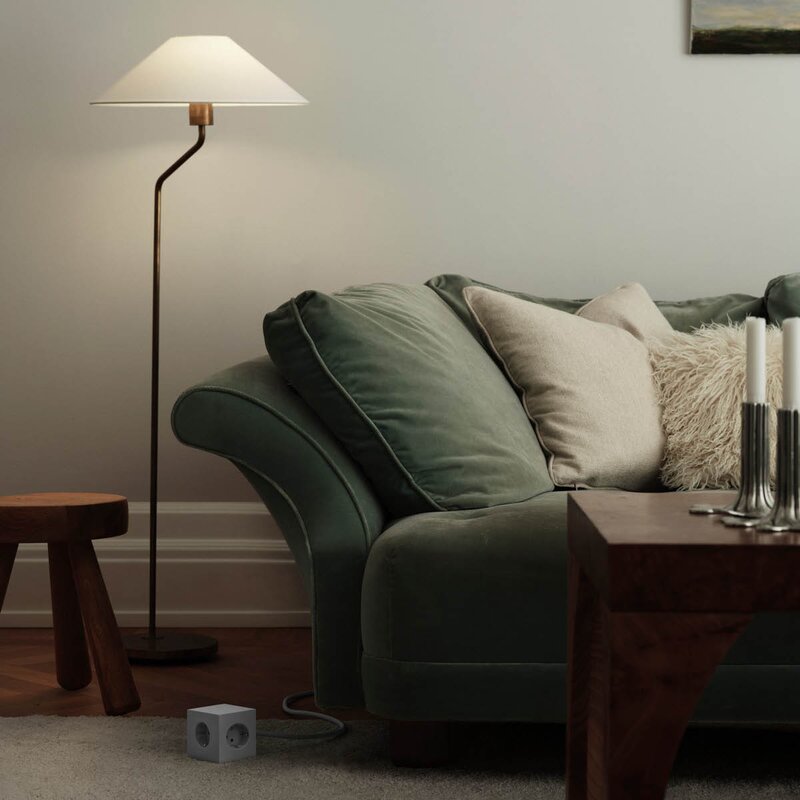 Avolt Square 1 USB-C kabel 1,8 m Opal White