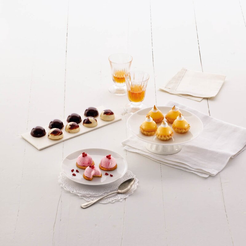 Lékué Silikonform halvkule 24 hull svart