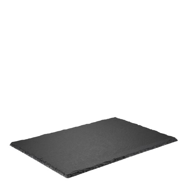 Modern House Slate serveringsfat 30x20 cm svart