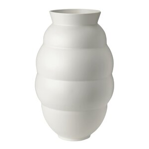 Knabstrup Keramik Tortus Archie No.5 vase 41,5 cm hvit