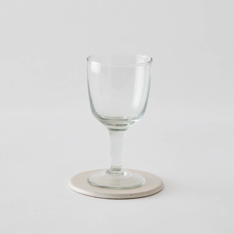 Tell Me More Palermo glassbrikke 11 cm krem