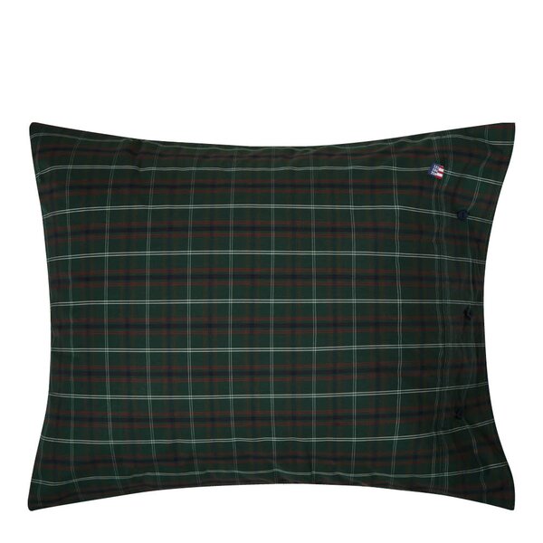 Lexington Putetrekk perkal 50x70 cm rutete grønn/marineblå/hvit/rød