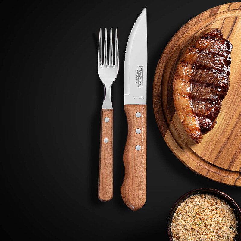 Tramontina Grillbestikk 12 deler natur/stål