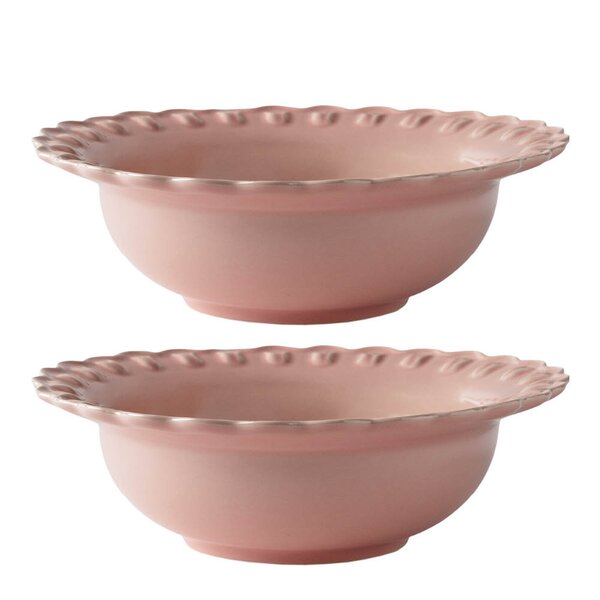 PotteryJo TULIPA dyp tallerken 23 cm 2 stk bela portuguesa 