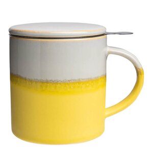 Tranquillo Industrial kopp med tesil og lokk 41 cl gul