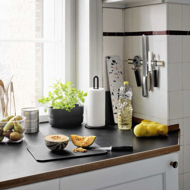 RIG-TIG SPIN-IT kjøkkenpapirholder 30,5 cm svart