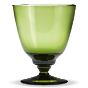 Holmegaard Flow glass 35 cl olivengrønn