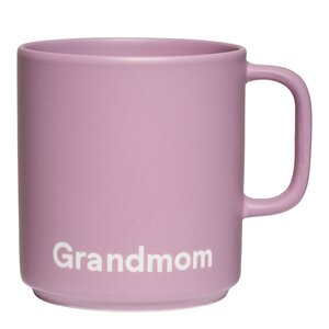 Design Letters Favourite kopp med hank Grandmom 25 cl lavender