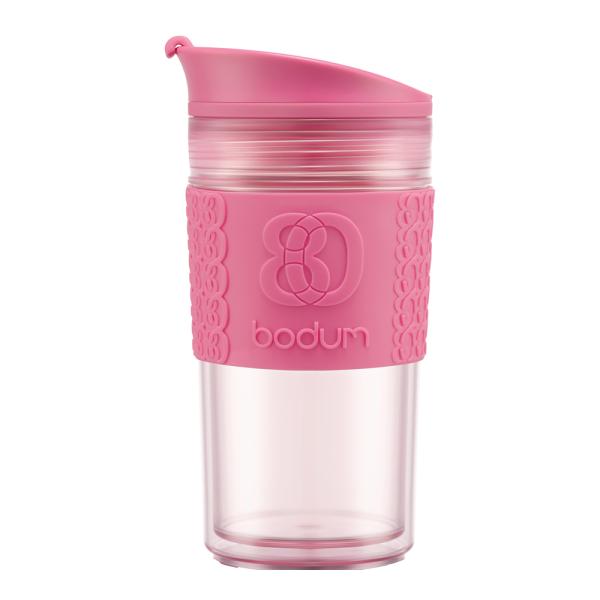 Bodum Travel Mug reisekopp 35 cl dobbeltvegg rosa