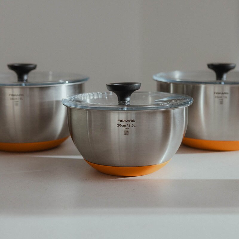 Fiskars Functional Form bakebolle 4L rustfritt stål