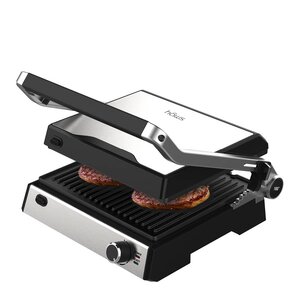 Haws Møn Proff bord/paninigrill 2000W rustfritt stål/svart