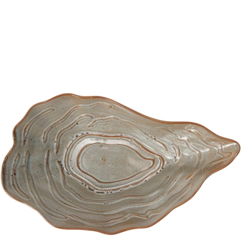 Stiernholm Oyster skål 30x17x6,2 cm grå