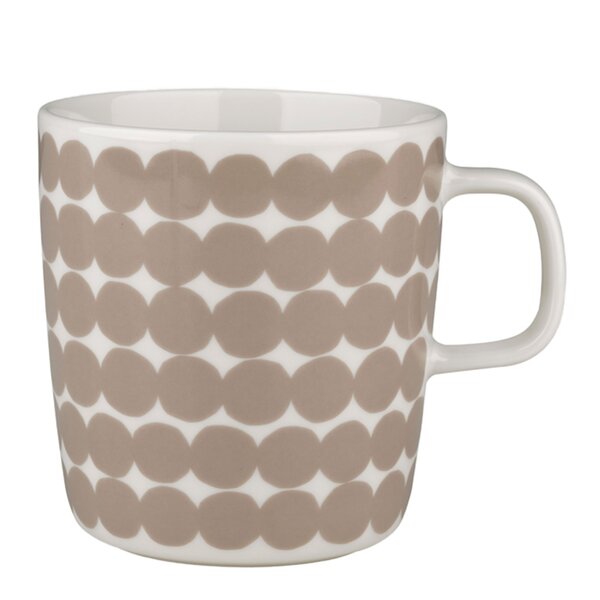 Marimekko Oiva/Rasymatto krus 40 cl hvit/beige