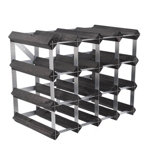 The Swedish Wine Rack Factory Vinstativ 16 flasker montert svart