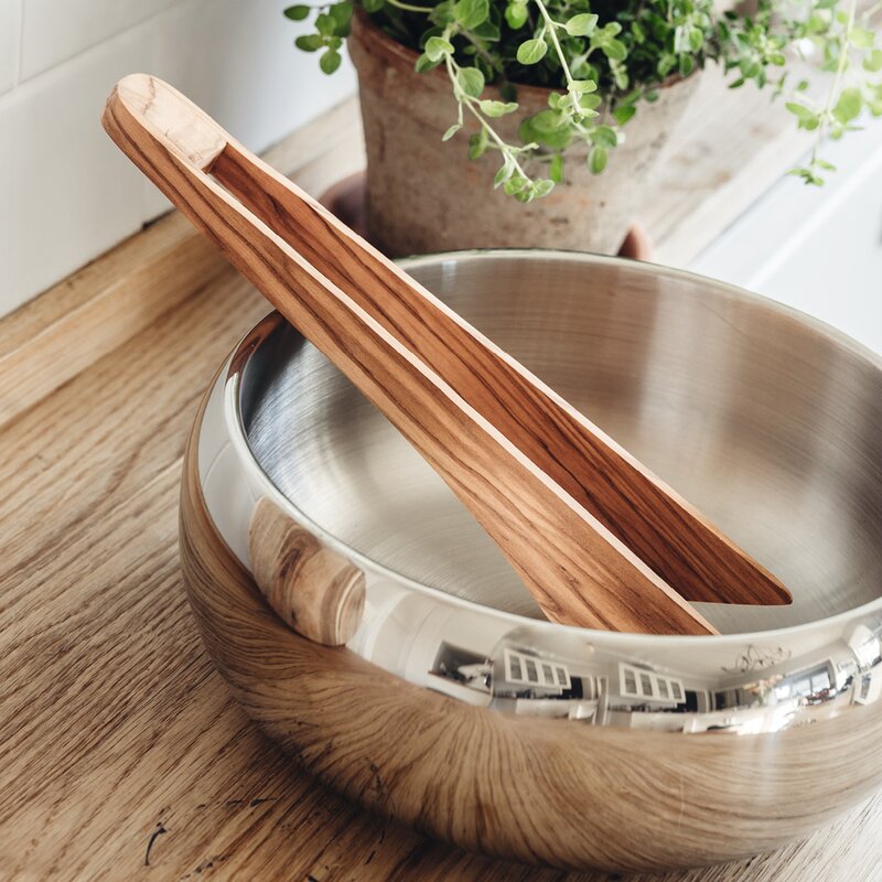 Heirol Serveringstang 31 cm oliventre