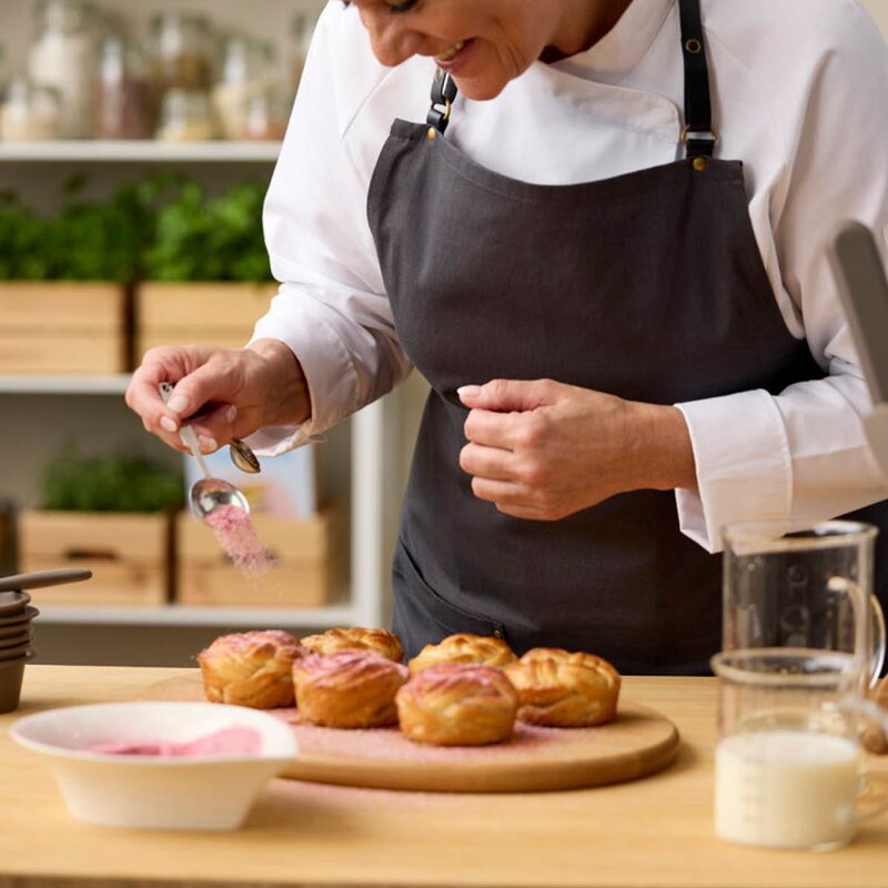 Blomsterbergs Muffinsform for 6 muffins silikon latte