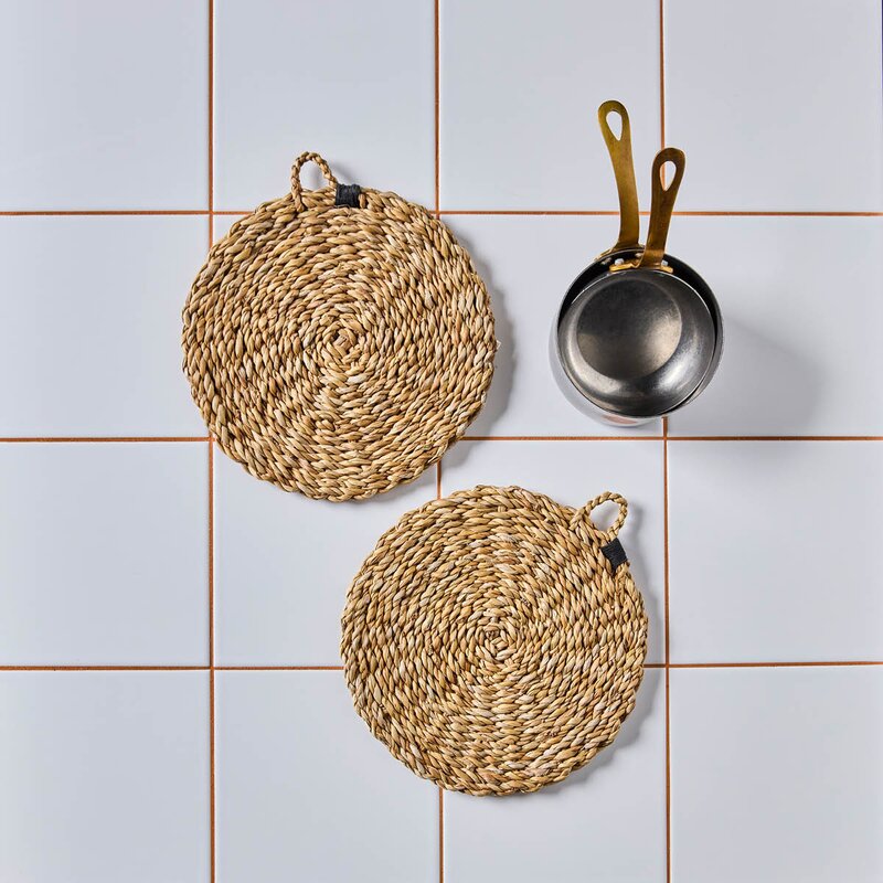 Nicolas Vahé Naba bordskåner 20 cm 2 stk sjøgress