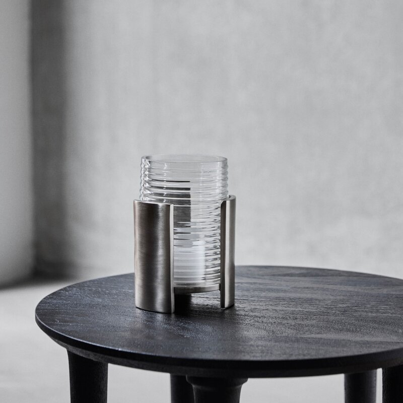House Doctor Indie lyslykt 20 cm klar/sølvfinish