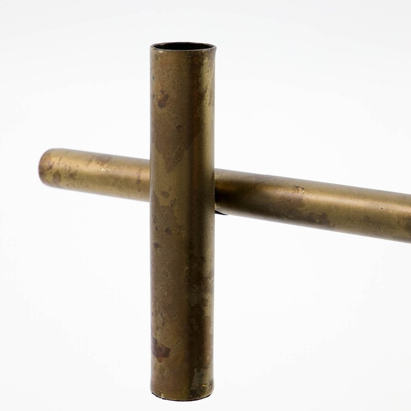 House Doctor Maxi lysestake i jern 80x20 cm antikk messing