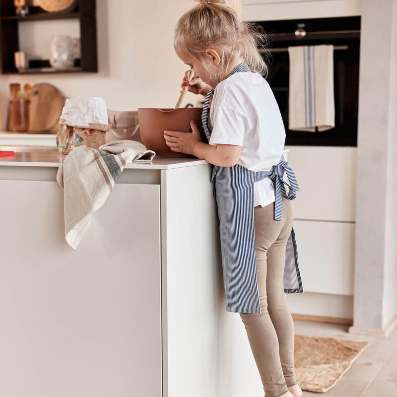 OYOY Linu serviett 45x45 cm 2 stk black