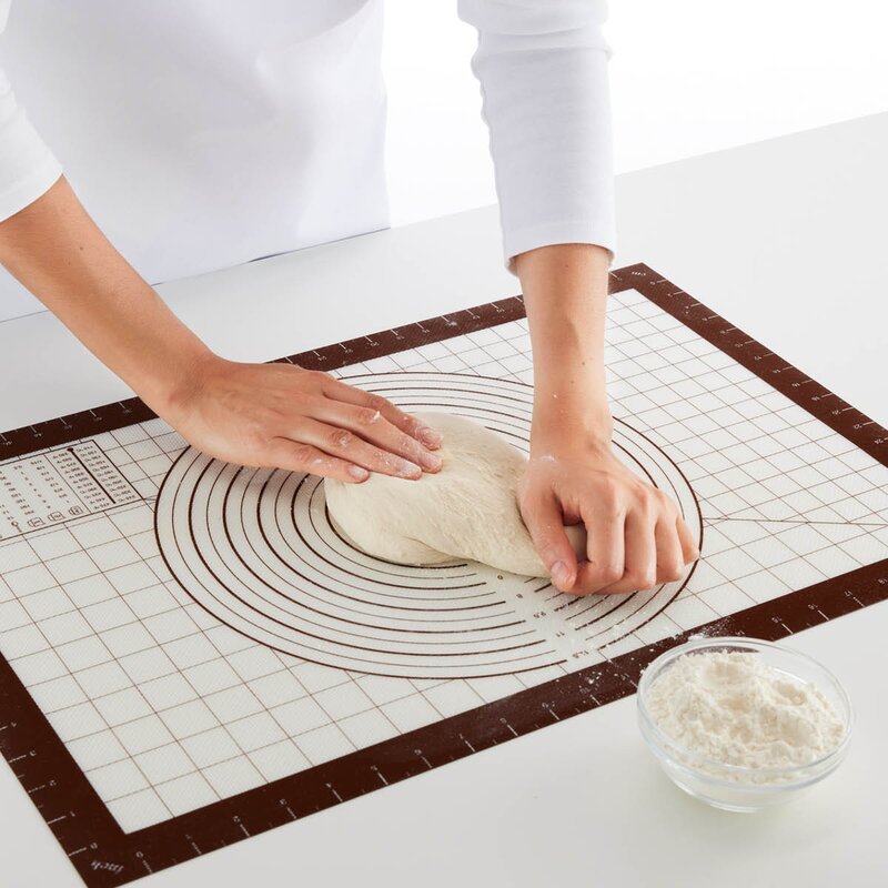 Lékué Non-stick bakeunderlag i silikon for deig 60x40 cm med mål