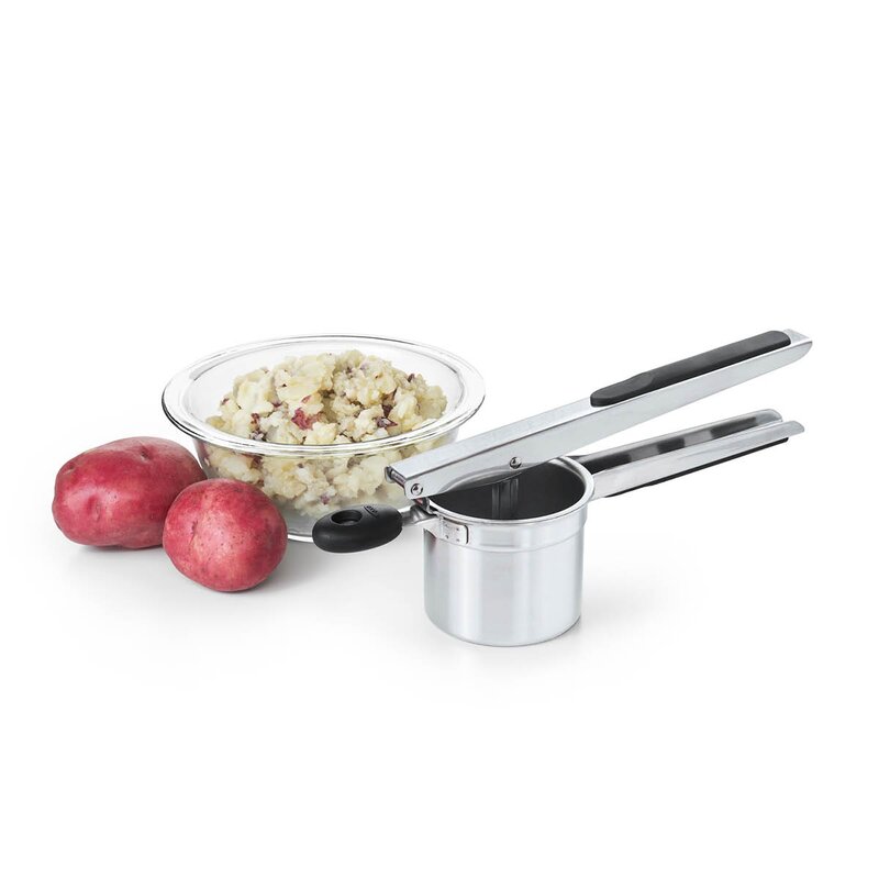 Oxo Potetmoser 33 cm rustfritt stål/svart