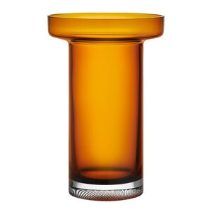 Kosta Boda Limelight rosevase 23 cm amber