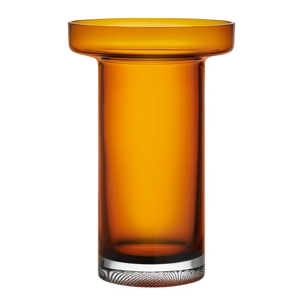 Kosta Boda Limelight rosevase 23 cm amber