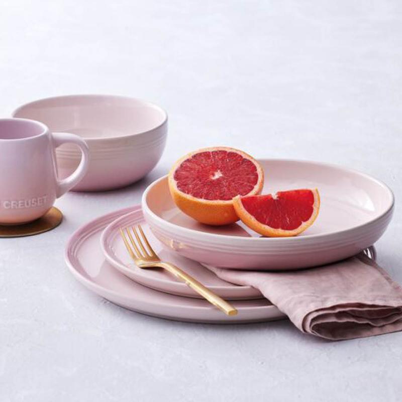 Le Creuset Coupe Collection pastatallerken 22 cm shell pink